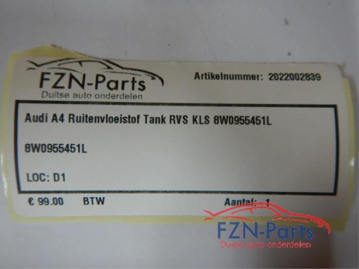 Ruitensproeiertank voor Audi A4 (22744942)