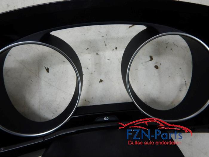 VW Touran 5TA Dashboard Inlegset Hoogglans Zwart