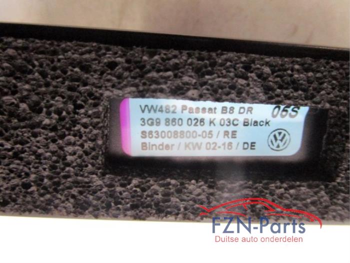 VW Passat B8 3G Variant Dakdragers Set L+R Mat Zwart