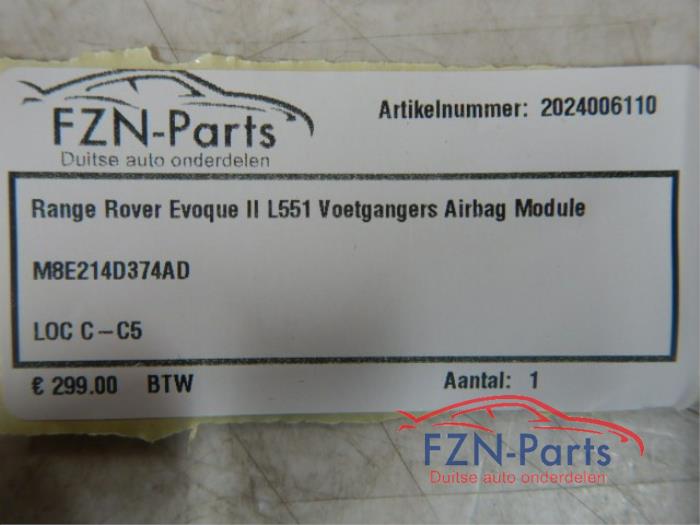 Airbag Module Landrover Evoque (22730625)