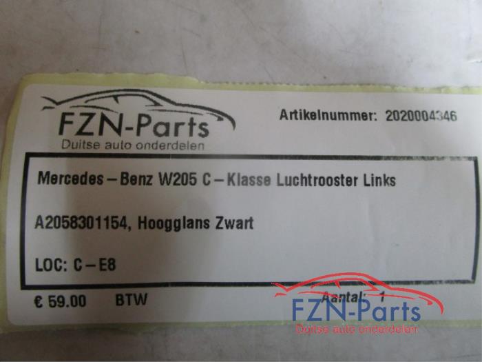 Luchtrooster Dashboard Mercedes C-Klasse (22736003)
