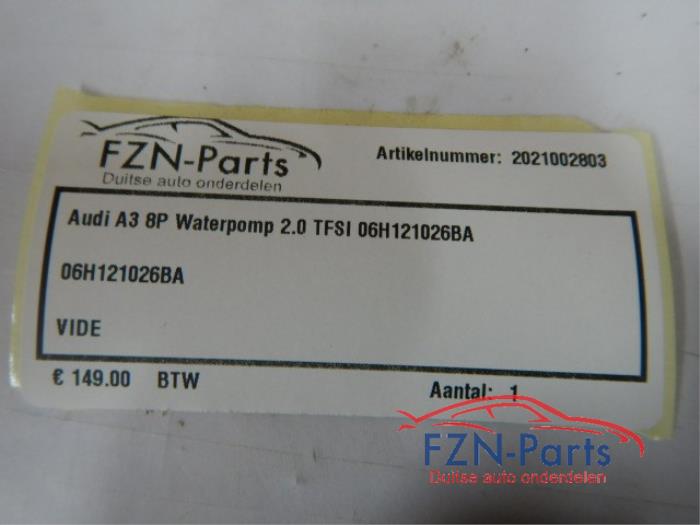 Audi A3 8P Waterpomp 2.0 TFSI