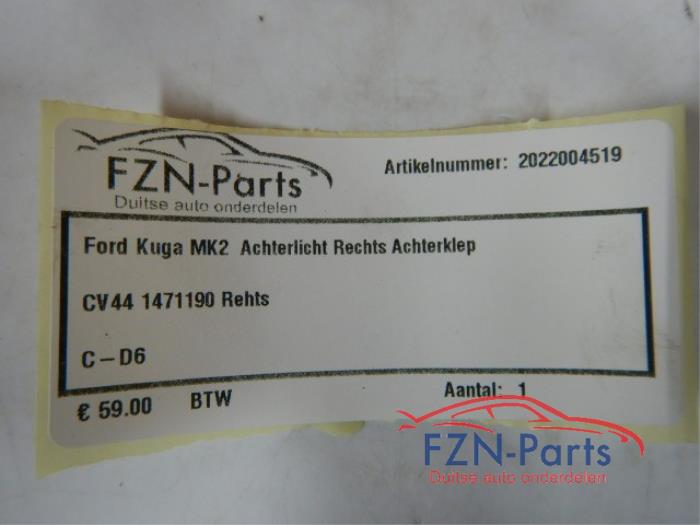 Ford Kuga MK2 Achterlicht Rechts Achterklep