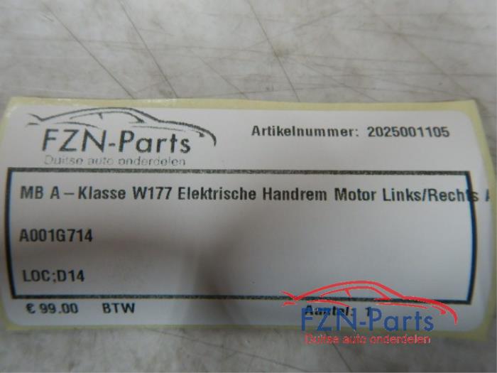 Handrem motor Mercedes A-Klasse (22741060)