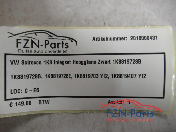 Dashboard deel Volkswagen Scirocco (22741087)