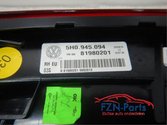 VW Golf 8 LED Achterlicht Achterklep Rechts