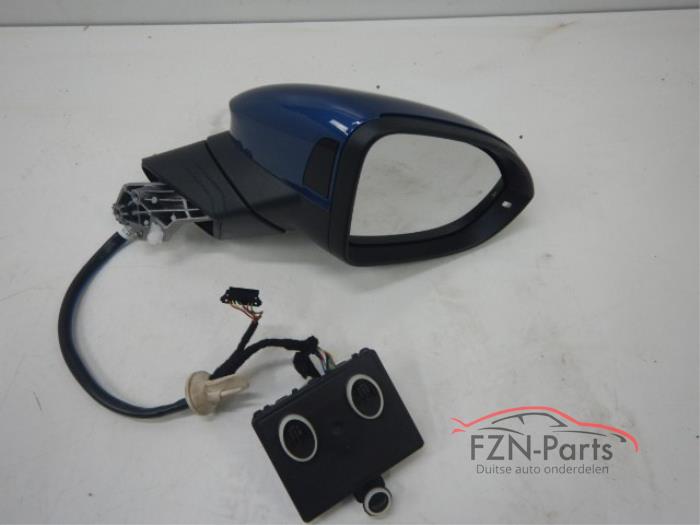 VW Golf 8 Facelift Inklapbaar Spiegel Rechts LT5H Camera Side assist Kleur: Anemonen Blue LT5H Camera area viewSide assist Elektrische verstel inklapbaar en verwarmbaarZij buiten spiegel rechts rechter klapfunctie inklap 2.0 TDI GTD 143527