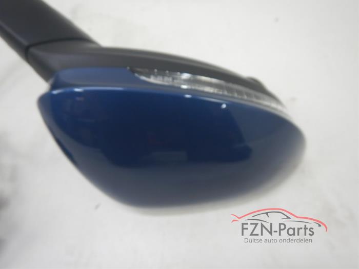 VW Golf 8 Facelift Inklapbaar Spiegel Rechts LT5H Camera Side assist Kleur: Anemonen Blue LT5H Camera area viewSide assist Elektrische verstel inklapbaar en verwarmbaarZij buiten spiegel rechts rechter klapfunctie inklap 2.0 TDI GTD 143527