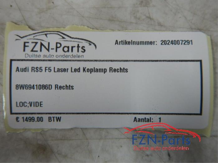 Audi RS5 F5 Koplamp Rechts Laser Led 1.4 TFSI