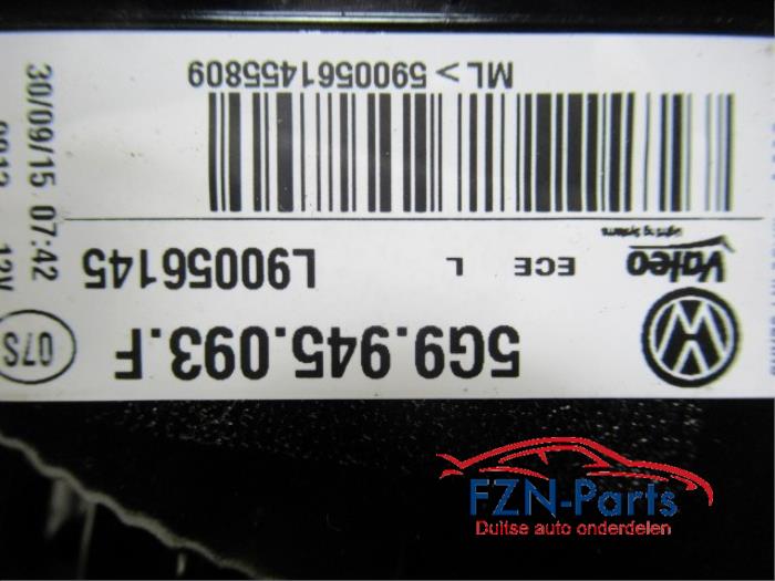 Achterlicht links Volkswagen Golf (22745378)