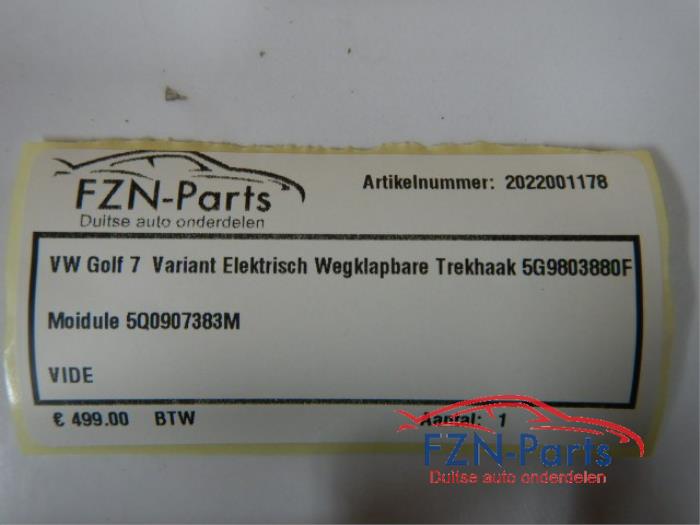 Trekhaak Volkswagen Golf (22728132)