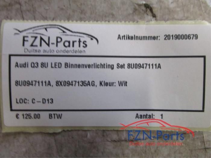 Audi Q3 8U LED Binnenverlichting Set