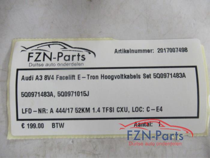 HV kabel (hoog voltage) Audi A3 (22743816)