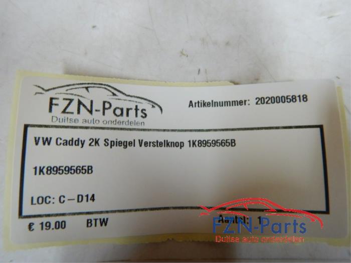 Spiegel Schakelaar Volkswagen Caddy (22743374)