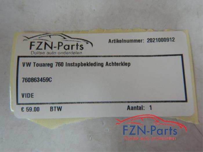 VW Touareg 760 Instapbekleding Achterklep