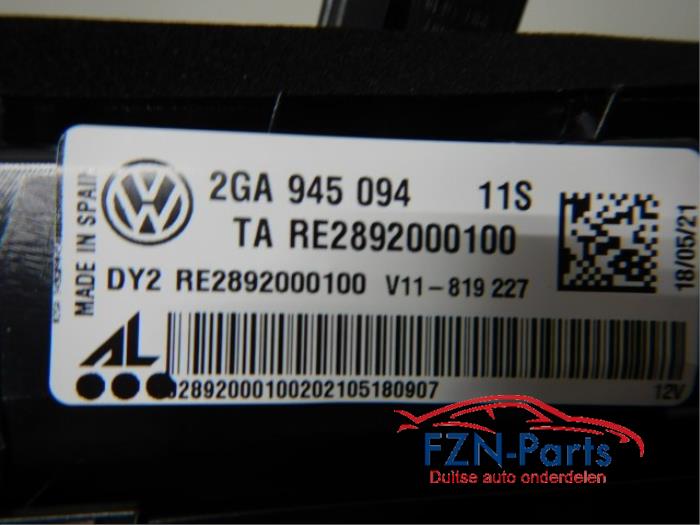 VW T-Roc LED Achterlicht Achterklep Rechts NIEUW