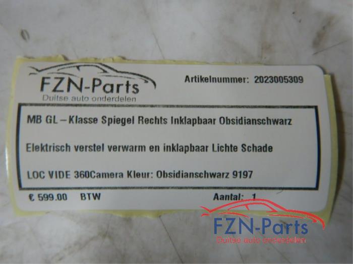 Mercedes-Benz GL-Klasse Spiegel Rechts Inklapbaar