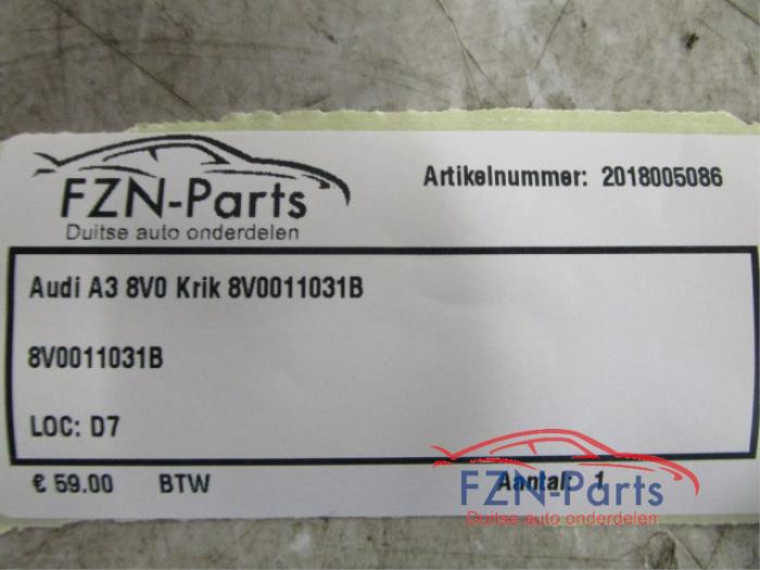 Audi A3 8V0 Krik