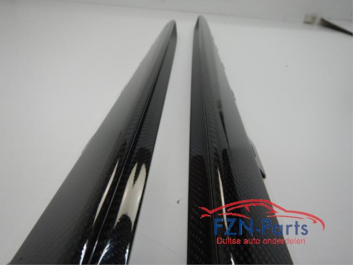 Audi RS6 RS7 4K C8 Sideskirt Carbon Inlegset L + R NIEUW