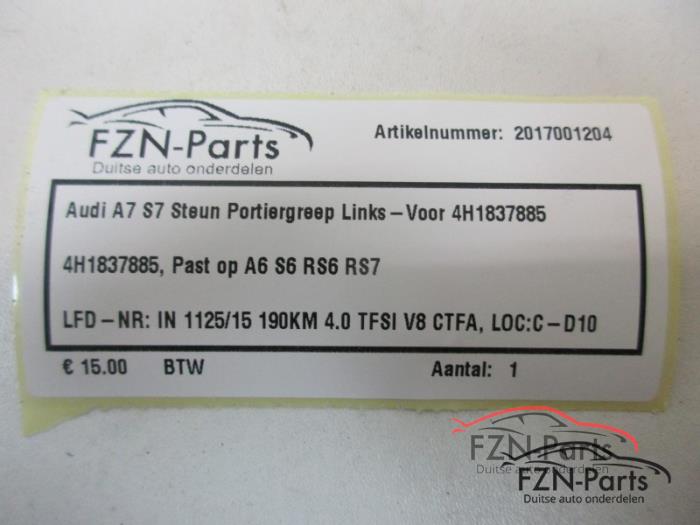 Portiergreep 4Deurs links-voor Audi A7 (22743917)