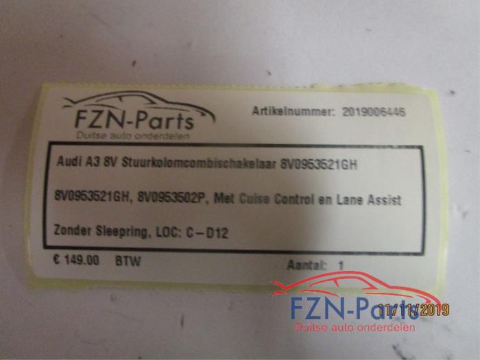 Combischakelaar Stuurkolom Audi A3 (22733264)