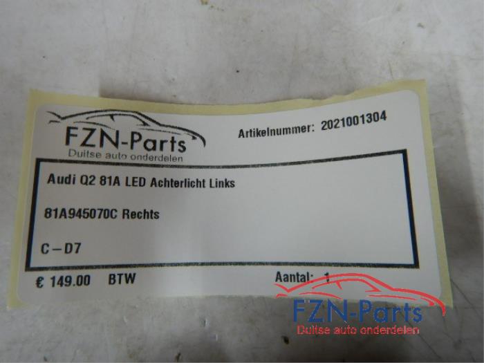 Audi Q2 81A LED Achterlicht Rechts