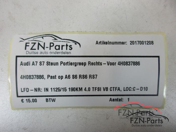 Portiergreep 4Deurs rechts-voor Audi A7 (22743077)