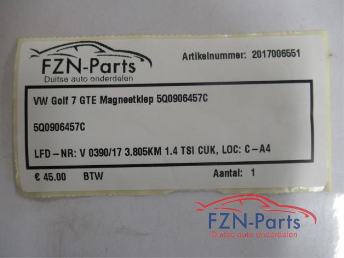 Magneetkoppeling waterpomp Volkswagen Golf (22740552)