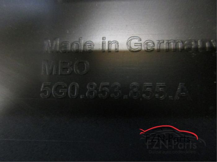 VW Golf 7 R R20 R-Line Sideskirt Links LA7N Limestone Grey