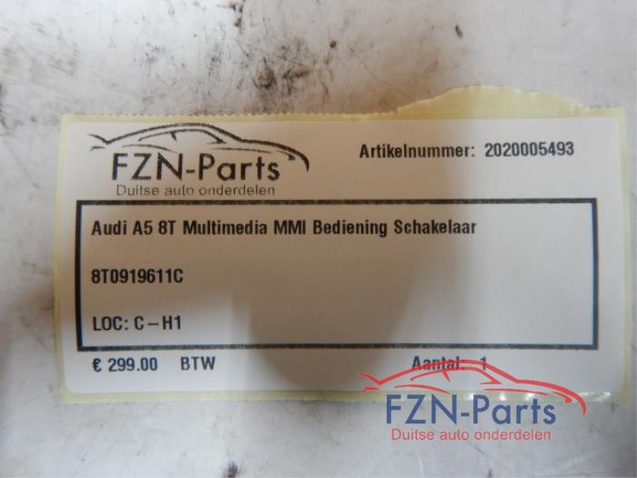 Navigatie bedienings paneel Audi A5 (22744051)
