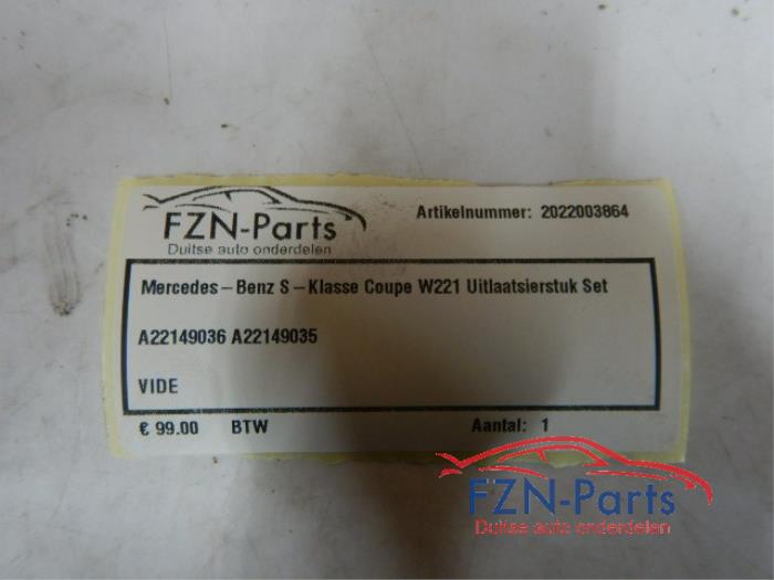Uitlaatsierstuk Mercedes S-Klasse (22740780)