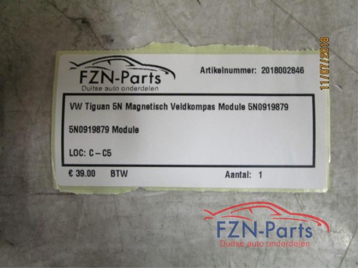 VW Tiguan 5N Magnetisch Veldkompas Module