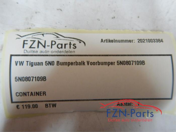 VW Tiguan 5N0 Bumperbalk voorbumper
