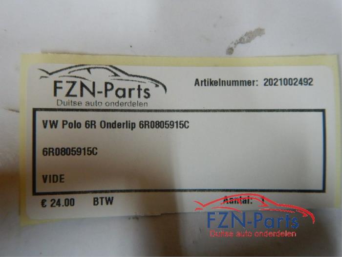 Diffuser achterbumper Volkswagen Polo (22738336)