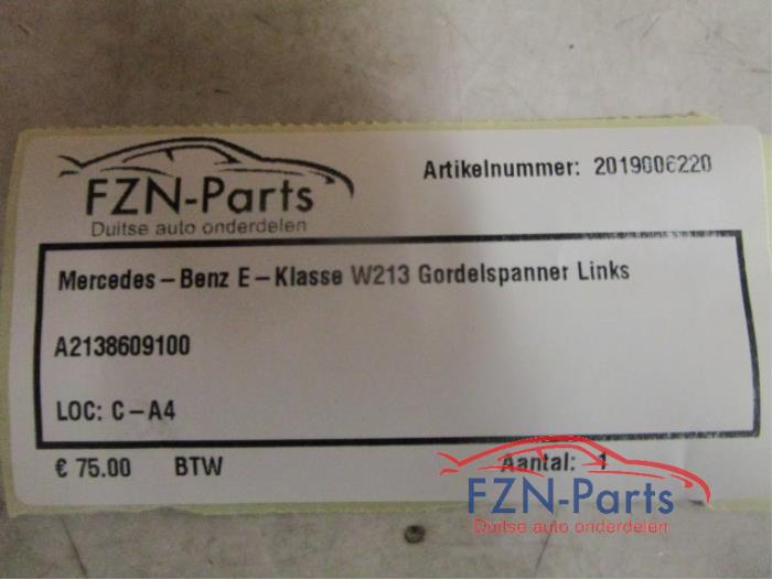 Gordelspanner Set Mercedes E-Klasse (22744560)