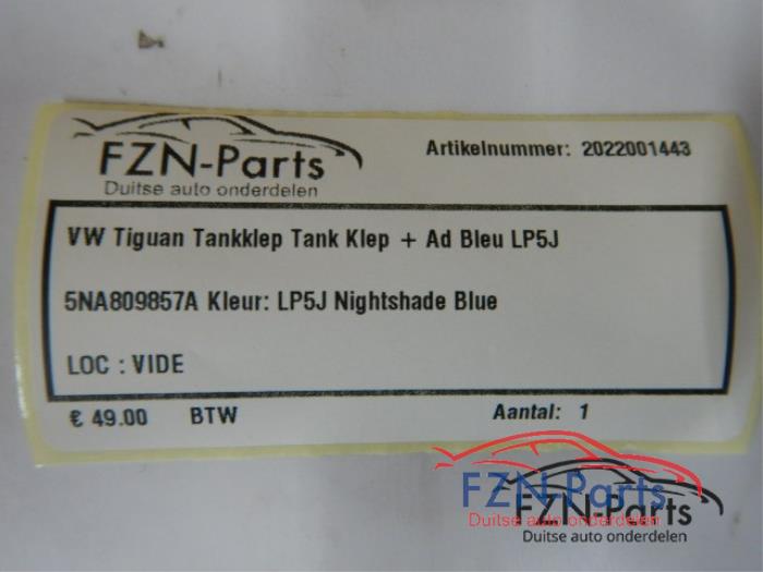 Tank Klep Volkswagen Tiguan (22728244)