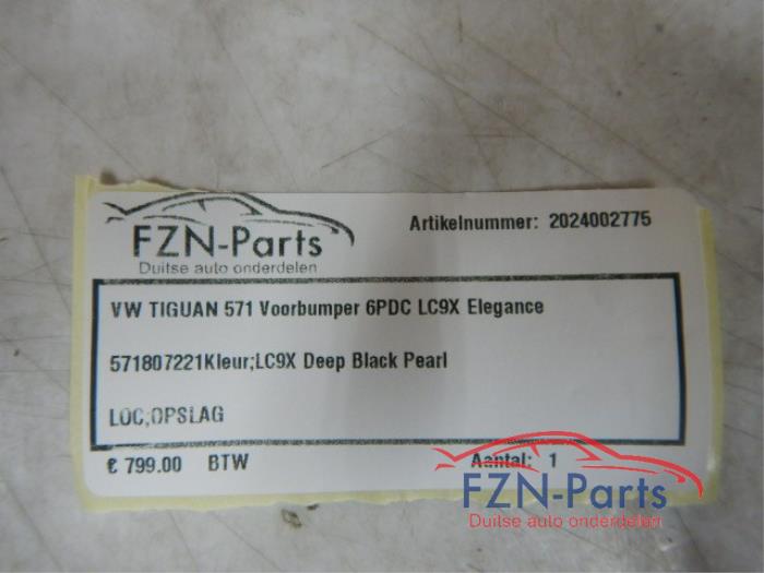 Voorbumper Volkswagen Tiguan (22722347)