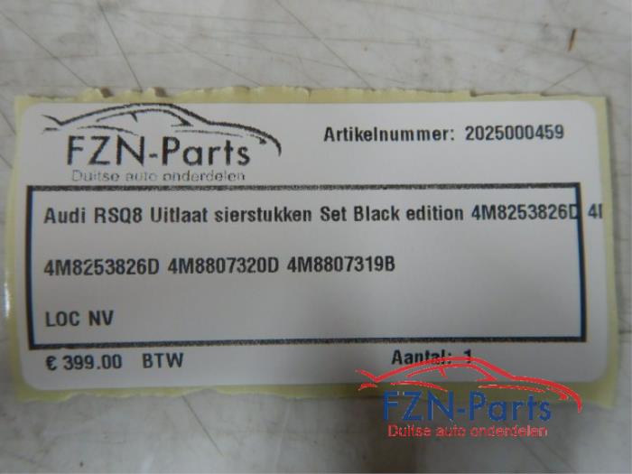 Uitlaat (compleet) Audi Q8 (22744358)