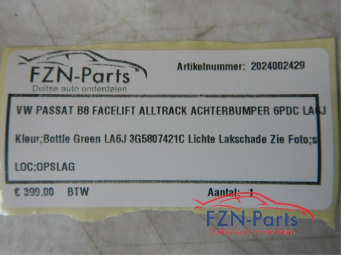 VW Passat B8 Facelift Alltrack Achterbumper