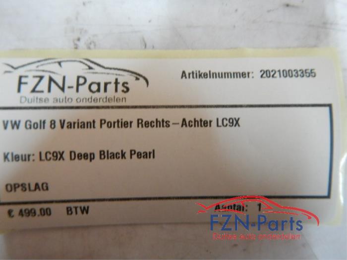 VW Golf 8 Variant Achterklep Bekleding + Instap + Laadvloer