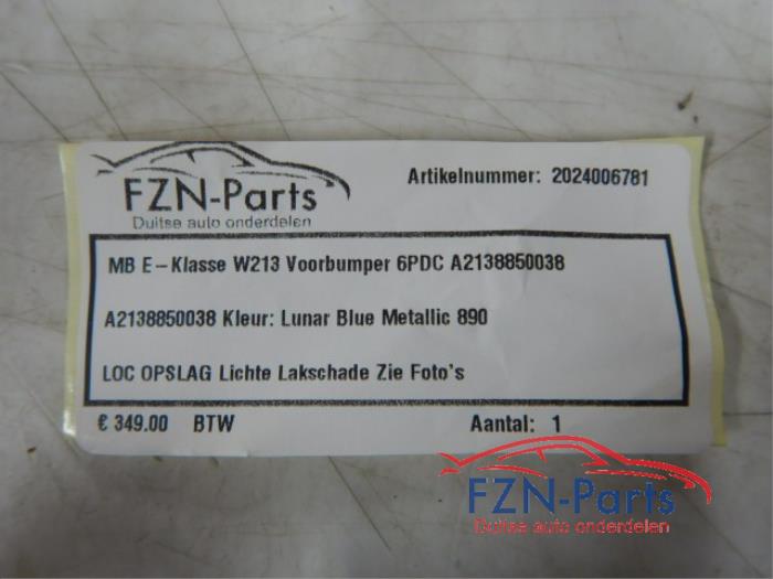 Mercedes-Benz E-Klasse W213 Voorbumper 6PDC