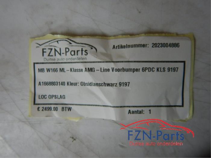 Mercedes Benz W166 ML - Klasse AMG - Line Voorbumper 6PDC KLS 9197