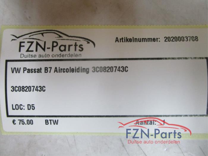 VW Passat B7 Aircoleiding