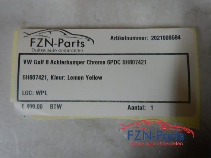 VW Golf 8 Achterbumper Chrome 6PDC 5H807421
