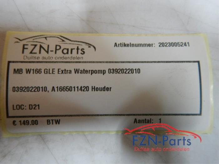 Extra waterpomp Mercedes GLE (22729263)