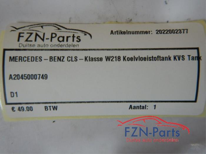 Mercedes-Benz CLS-Klasse W218 Koelvloeistoftank KVS Tank