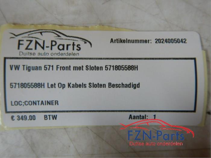Frontdeel steun Volkswagen Tiguan (22742120)