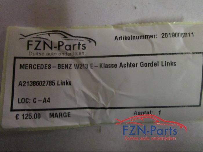 Veiligheidsgordel links-achter Mercedes E-Klasse (22738884)