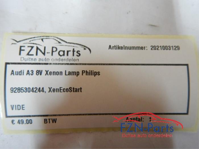 Audi A3 8V Xenon Lamp Phillips