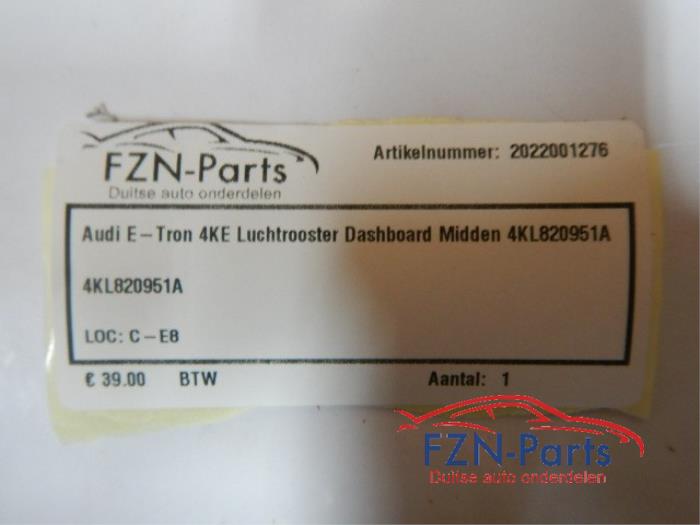 Luchtrooster Dashboard Audi E-Tron (22735926)